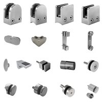 Edelstahl Glashalter V2A V4A Plattenhalter ECK-Glashalter