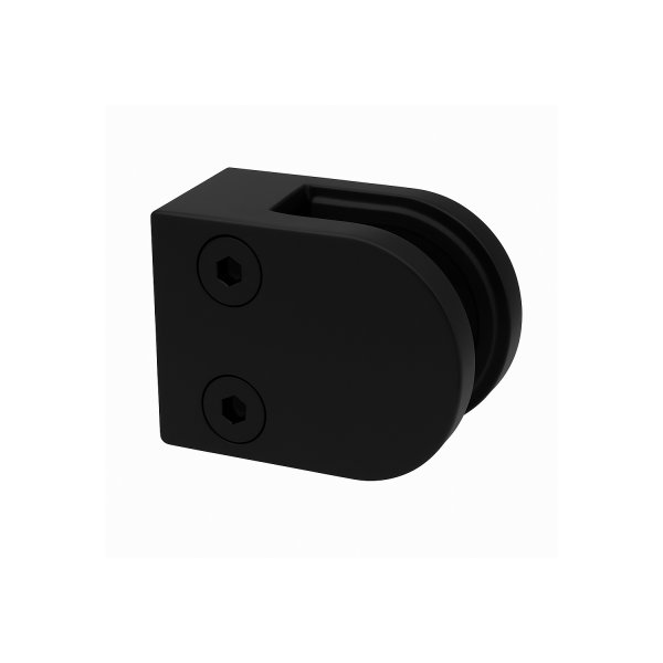 40 x 50 mm schwarz RAL 9005 matt // gerade (flach)